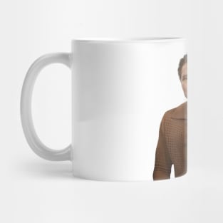 Pedro Pascal eating a toast Mug